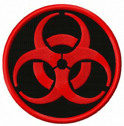 Zombie Outbreak Response Team alternative logo machine embroidery design 