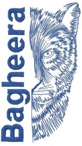Desenho de bordado Bagheera 2