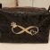 Embroidered small cosmetic bag infinity symbol free design