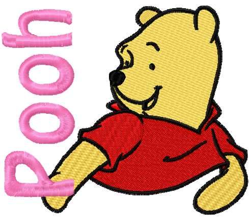 Winnie Pooh embroidery design 5