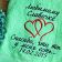 Valentine's Day Two Hearts design on towel embroidered