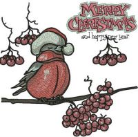 Bullfinch 3 embroidery design