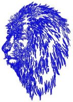 Lion 2 embroidery design