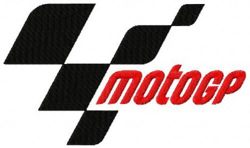 MotoGP machine embroidery design