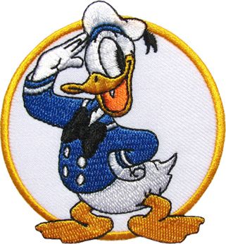 Donald Duck Captain machine embroidery design