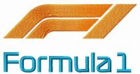 F1 alternative logo embroidery design