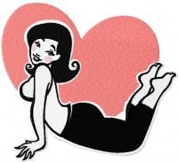 I love yoga embroidery design