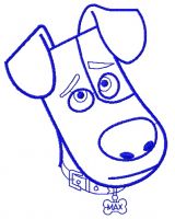 Sad Max 3 embroidery design