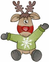 My new warm sweater embroidery design