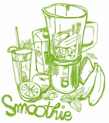 Smoothie 2 machine embroidery design