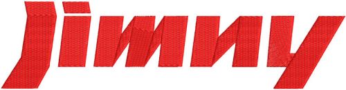 Jimny Logo embroidery design