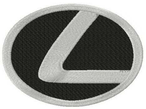 Lexus logo 2 machine embroidery design