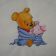 Baby Pooh and Piglet 3 design embroidered