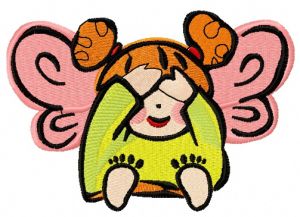 Cute little fairy 3 embroidery design