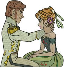 Anna and Prince 2 embroidery design
