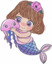 Mermaid with medusa