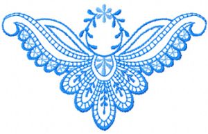 Blue rhapsody embroidery design