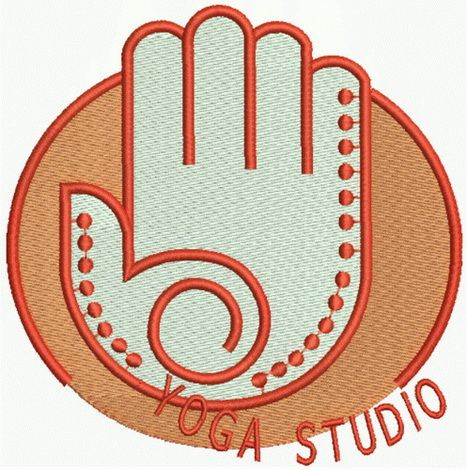 Yoga studio 3 machine embroidery design