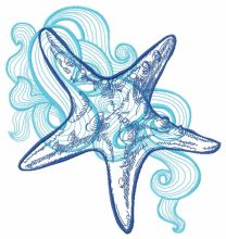 Sea star 3 embroidery design