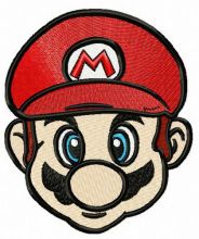 Super Mario embroidery design