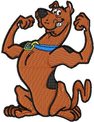 Scooby Doo machine embroidery design
