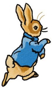 Peter rabbit 2 embroidery design