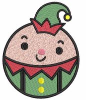 Ball buffoon embroidery design