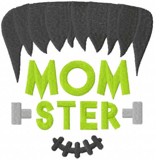 Momster free embroidery design