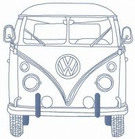 My Volkswagen Van embroidery design