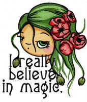 I really believe in magic 2 embroidery design