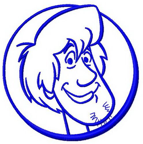 Shaggy Rogers 2 machine embroidery design