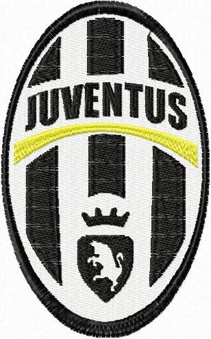 Juventus logo machine embroidery design