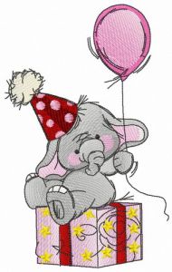 African birthday boy embroidery design