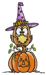 Haunted Harvest embroidery design