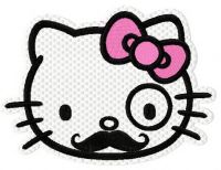 Hello Kitty Poirot embroidery design