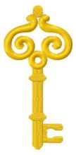 Golden key 7 embroidery design