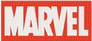 Marvel logo embroidery design