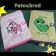 Aristocat and cute turtle on embroidered covers