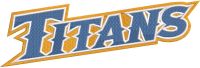 Cal State Fullerton Titans Secondary logo embroidery design