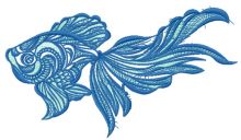 Mosaic fish 7 embroidery design