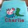 Peppa Pig with Caterpillar design on towel2