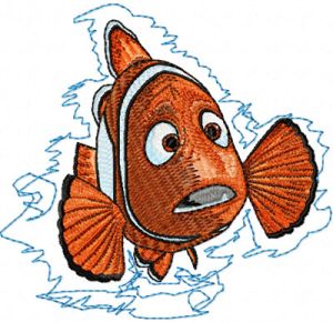 Marlin 3 embroidery design