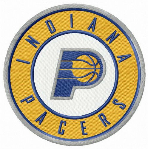 Indiana Pacers logo machine embroidery design