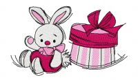 Girl's presents 4 embroidery design