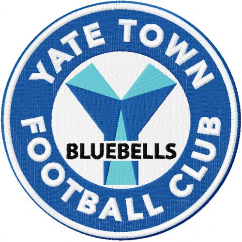 Yate Town Football Club logo embroidery design