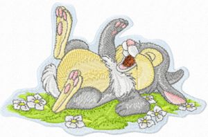 Jackrabbit  embroidery design