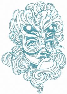 Mysterious stranger 4 embroidery design