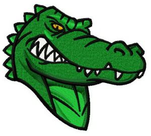 Crocodile 3 embroidery design