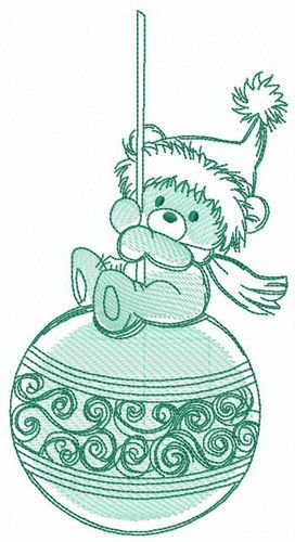 Fun before Christmas machine embroidery design