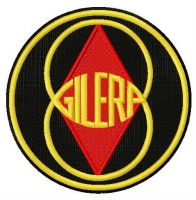 Gilera logo embroidery design